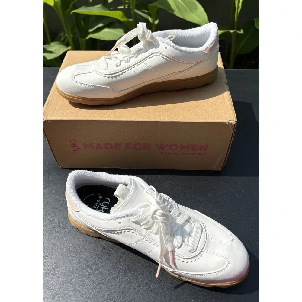Ryka Effortless Women's White Sneakers 9M NWOB